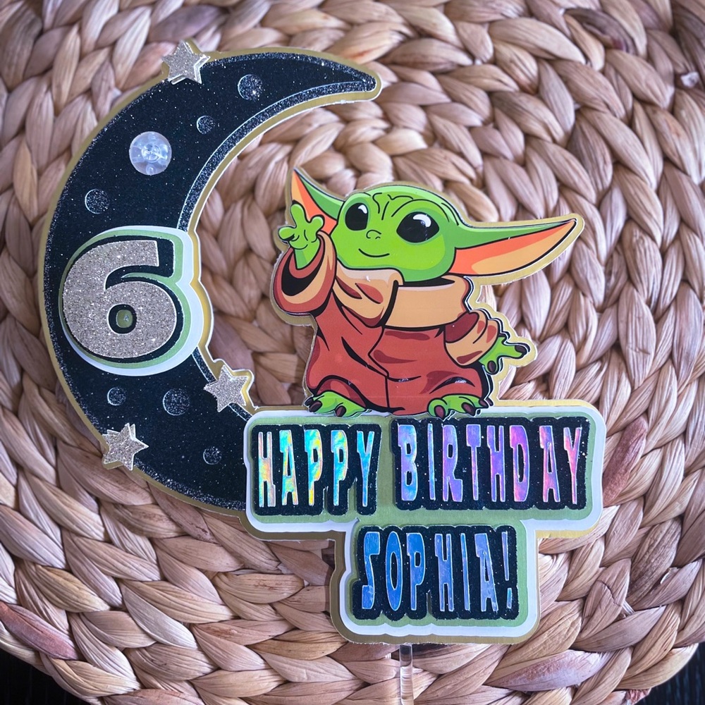 Baby Yoda Cake Topper